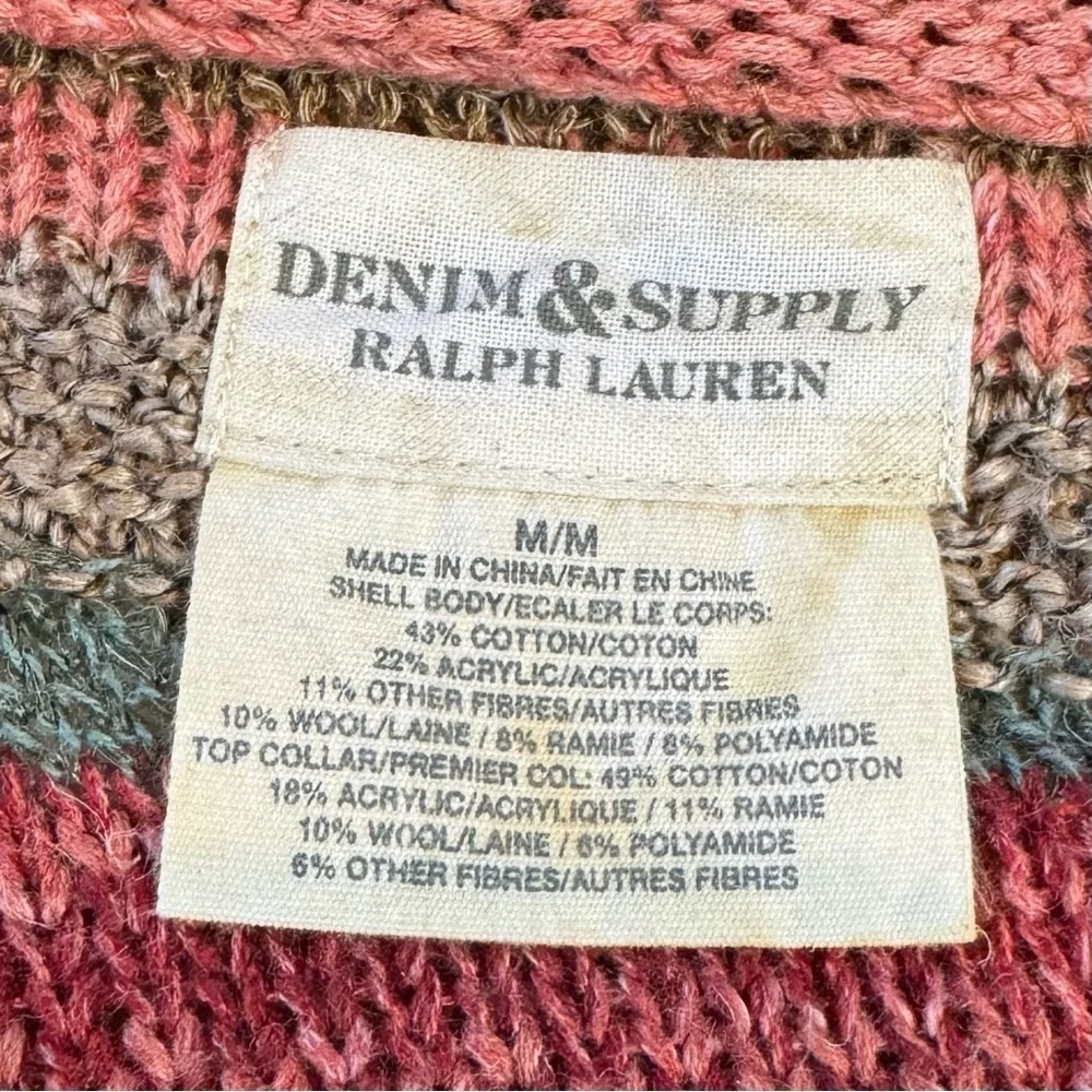 Exquisite Ralph Lauren Denim and Supply Multicolor Fringe Cardigan 💋 - Picture 8 of 11